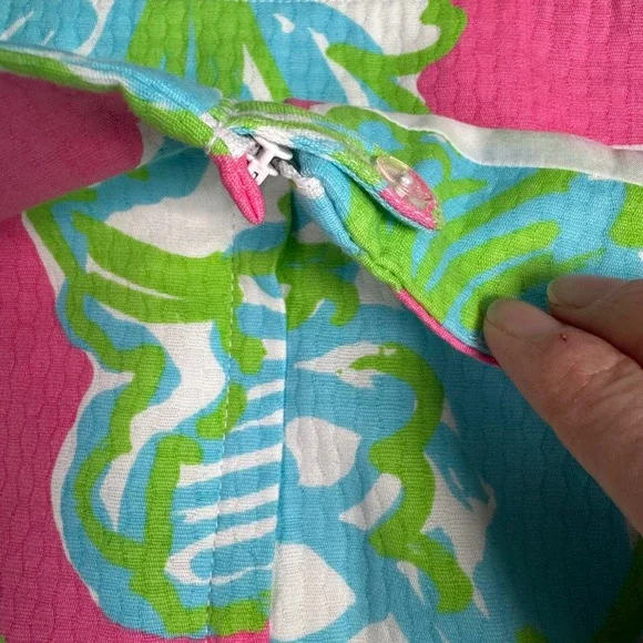 NWT $118 Lilly Pulitzer Womens Lavender Skirt A Delicacy Print 6 Pink Blue - Picture 6 of 13